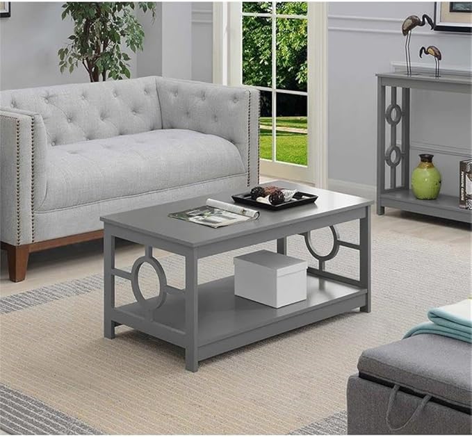 Convenience Concepts Ring Coffee Table, Gray