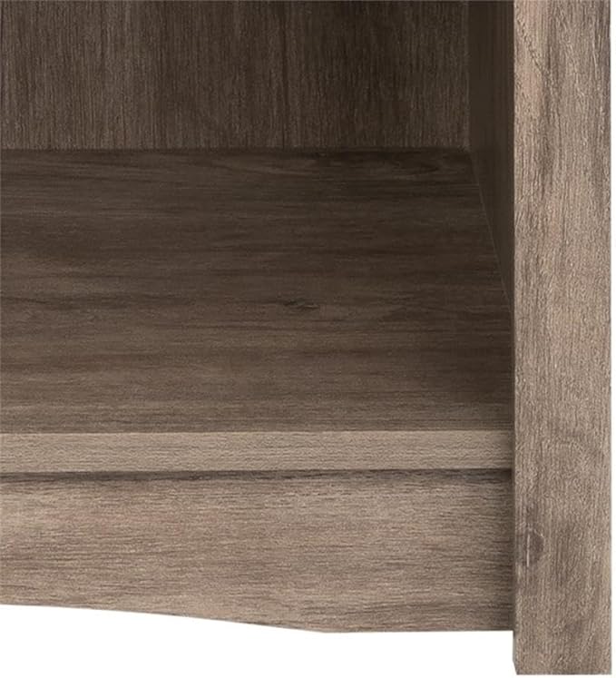 Prepac Sonoma Tall 6-Tier Bookcase 80"H with 2 Adjustable Shelves, Drifted Gray Storage Cabinet, Modern Display Cabinet, Bookshelf with Storage Shelves for Home Office, Living Room, Bedroom Organizer