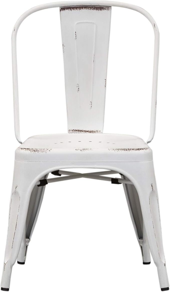 Liberty Furniture Industries Bow Back Side Chair - Antique White-Set of 2