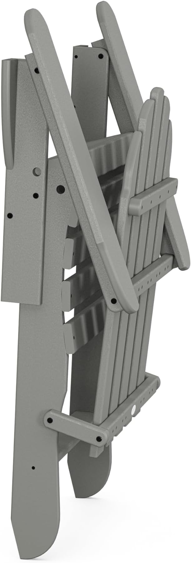 POLYWOOD AD5030GY Classic Folding Adirondack, Slate Grey