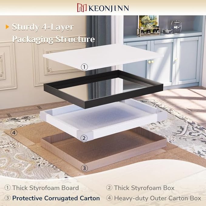 Keonjinn Black Mirror for Bathroom 20 x 30 Inch Brushed Framed Mirror, Rectangle Wall Mount Mirror Square Corner Modern Farmhouse Decorative Bathroom Vanity Mirror for Over Sink(Horizontal/Vertical)