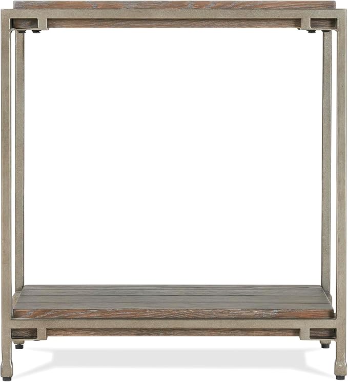 Roundhill Furniture Corbeta Living Room, Side Tables, Aged Graphite