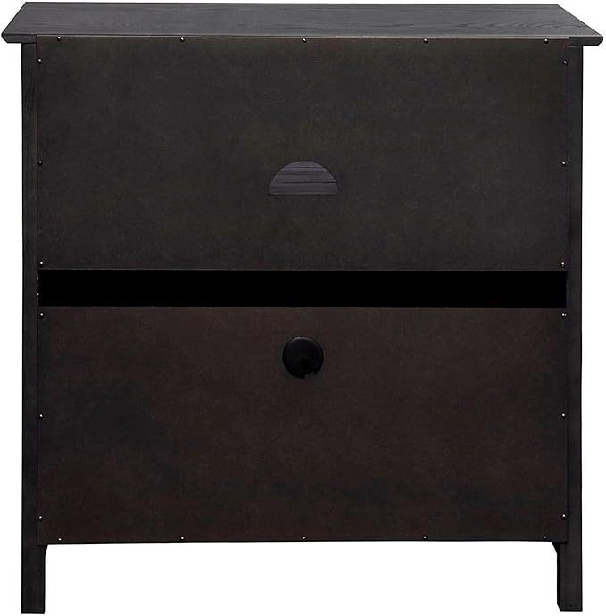 Convenience Concepts Big Sur Highboy TV Stand 36" - Modern Entertainment Center For TVs up to 40", Storage Cabinet for Dining, Living Room, & Entryway, Console Hall Table with Shelves, Weathered Gray