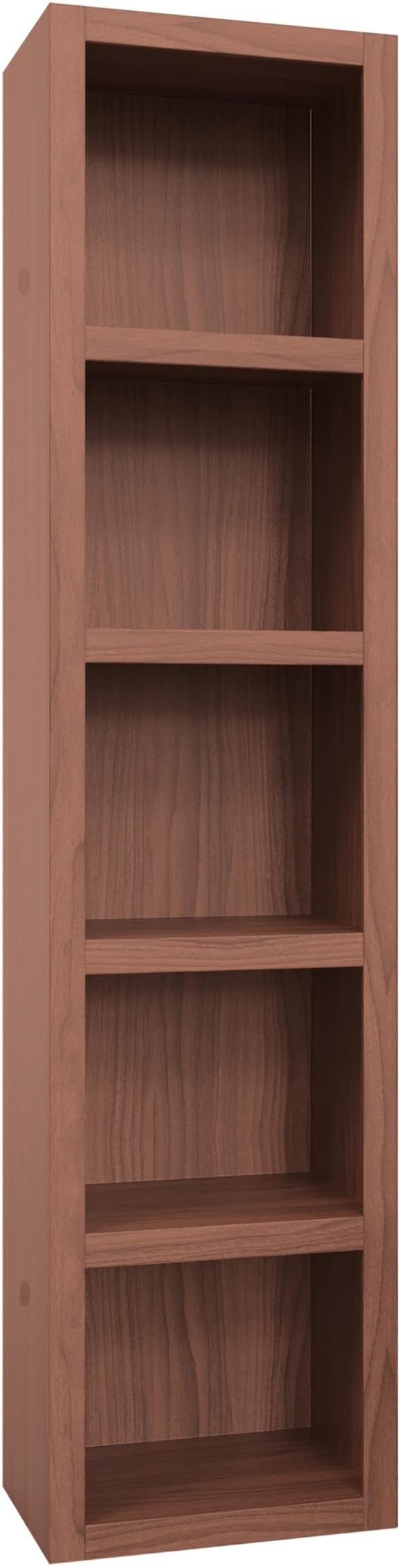 Oakland Living Brown 84-in Tall Wooden Bookcase Shelf