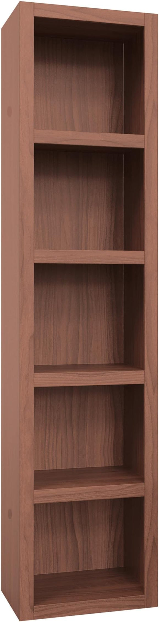 Oakland Living Brown 84-in Tall Wooden Bookcase Shelf