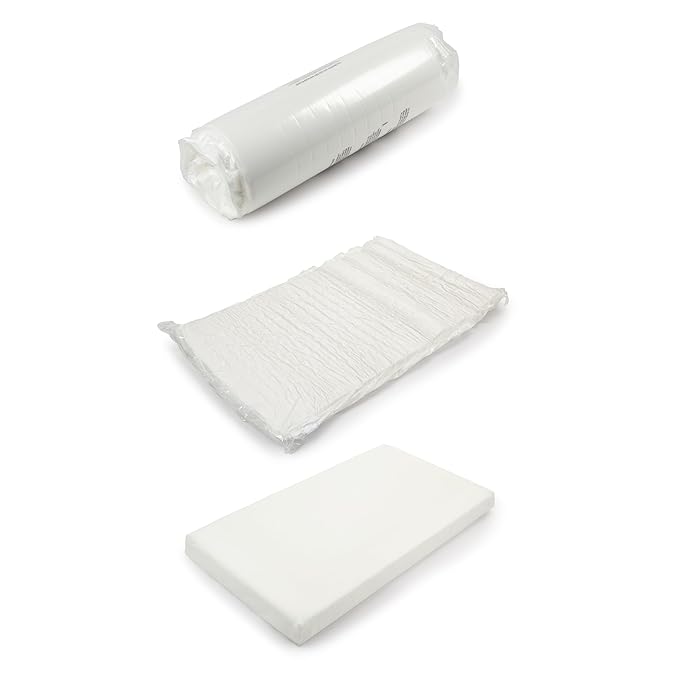 Graco Benton 5 in 1 Convertible Crib (GREENGUARD Gold Certified) with Premium Foam Crib and Toddler Mattress Included - White, Converts from Baby Crib to Toddler Bed, Daybed and Full-Size Bed
