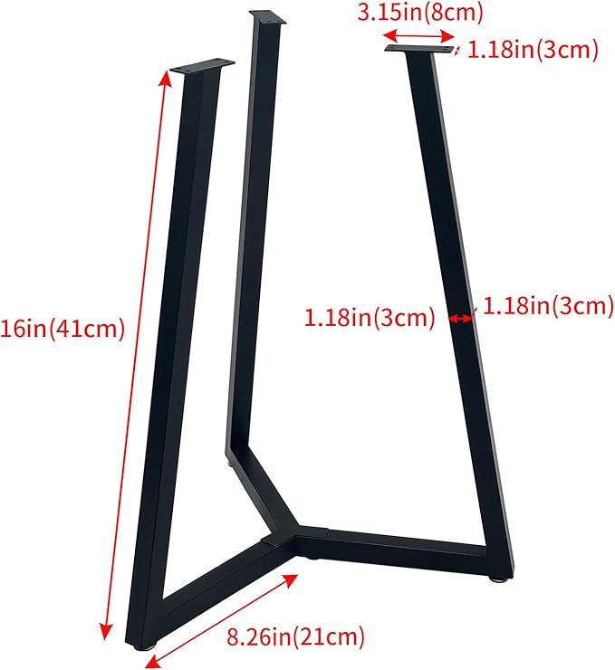 Round Metal Coffee Table Legs,16 Inch Black Iron Dining Table Base Only,Circle End Table Legs