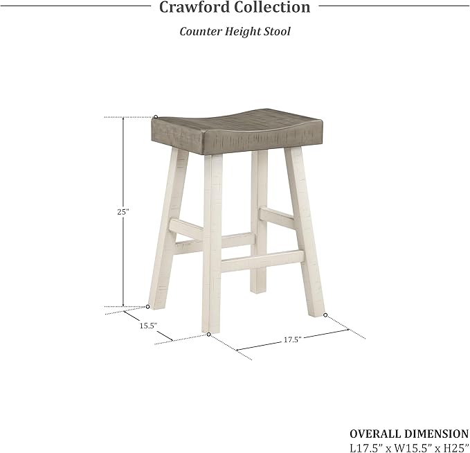 Lexicon Bar Table Set for 3, Small Kitchen Table Set Kitchen Island Table with 3 Saddle Bar Stools, 4 Piece Dining Table Set for Breakfast Nook, Living Room, Apartment, Counter Height, White/Coffee
