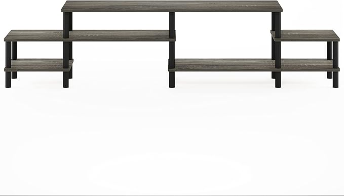 Furinno Turn-N-Tube Grand Stand for TV up, 78 Inch, French Oak