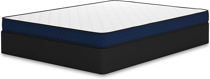 Signature Design by Ashley Queen Size Medium Firm 6 Inch Memory Foam Mattress with Breathable Quilted Cover, Fiberglass Free, Mattress in A Box