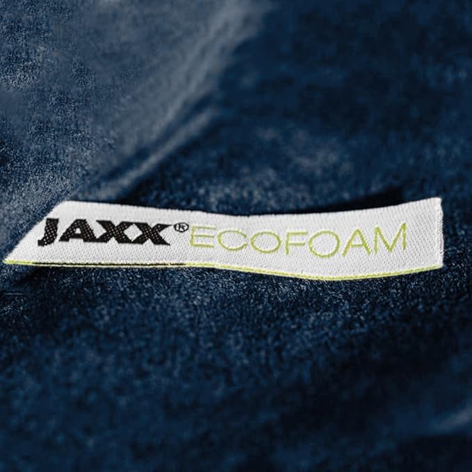Jaxx 6 Foot Cocoon - 2-in-1 Convertible Bean Bag Bed & Large Bean Bag Chair for Adults, Navy