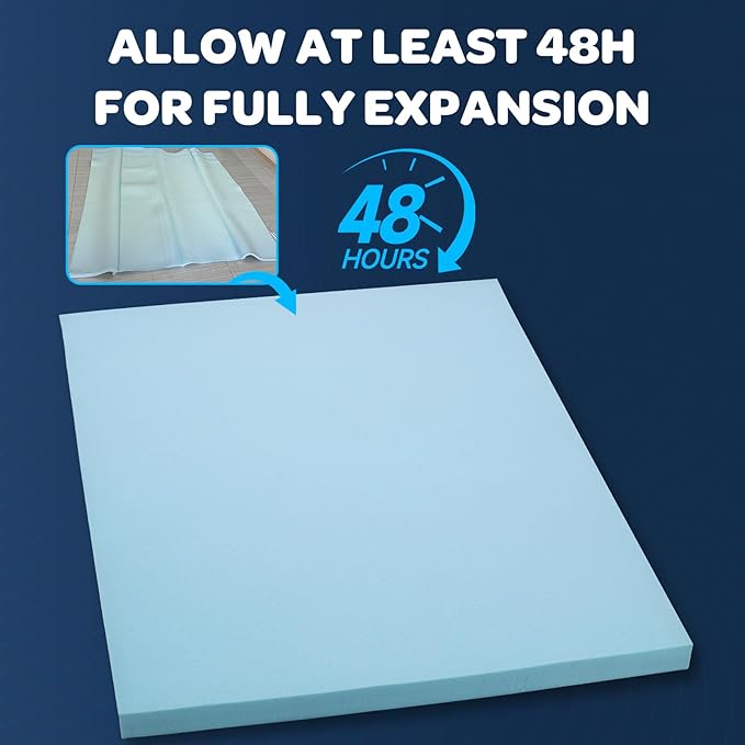 OhGeni Cooling 4 inch Dual Layer Full Mattress Topper, 2 inch Cooling Gel Memory Foam, 2 inch Down Alternative Pillow Top Pad, Mattresses Cover for Bed, Medium Support, Fits 6”-19” Deep Pocket