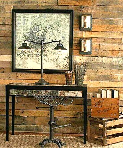 LOKKHAN Rustic Industrial Bar Stool - Cast Iron Tractor Seat - Adjustable Counter Height Swivel Breakfast Bar - Farmhouse Metal Stool - 19.7-26.8 Inch Seat Height