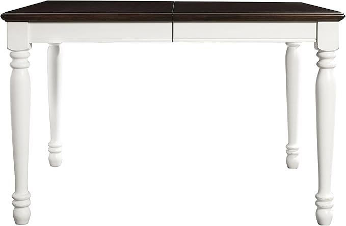 Crosley Furniture Shelby 5-Piece Traditional Dining Table Set for 4, Dinner Tables with Kitchen Chairs, Distressed White