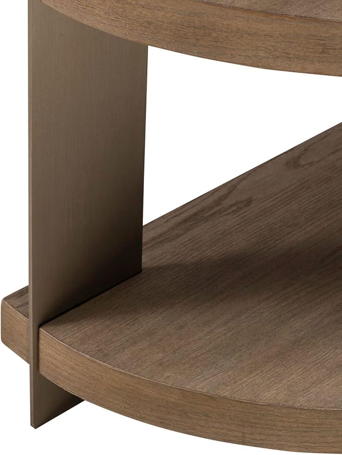 Liberty Furniture Harlow Living Room Sofa Table - Sandstone & Satin Nickel