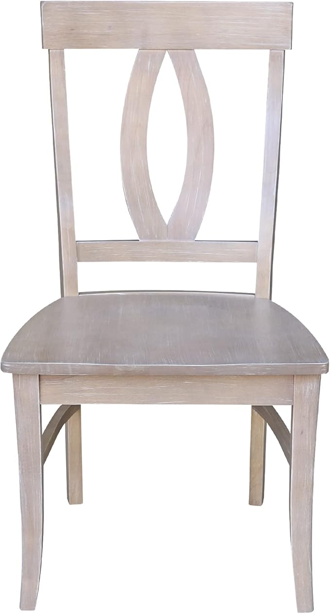 International Concepts Cosmo Chair, Washed Gray Taupe
