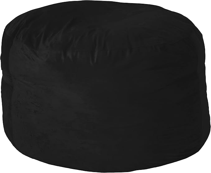 Sofa Sack Bean Bag Chair Cover, 5-Feet, Black