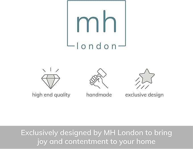 MH London Bond Wooden Triangle End Table - Exclusively Designed Modern Small Side Table. Hand Crafted - Wooden Side Table - Contemporary Design for Small End Tables for Bedroom and Living Room