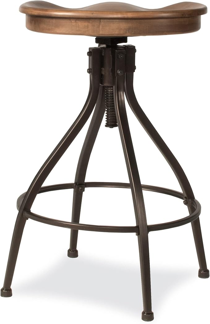 Bar Stool - Silverton Bar Stool with Open Lattice - Hillsdale Furniture - 4734-830, Brown