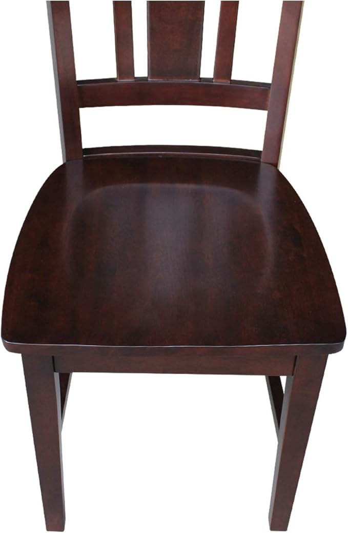 International Concepts San Remo Splat Back Chair, Java