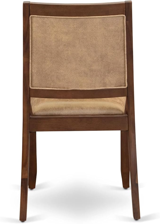 X12X2-008-28 - 13-Pc Dining Room Table Set includes an Extendable Rectangle Kitchen Table and 12 Stackable Polyester Fabric Dining Chairs, 39x120 Inch, Antique Walnut