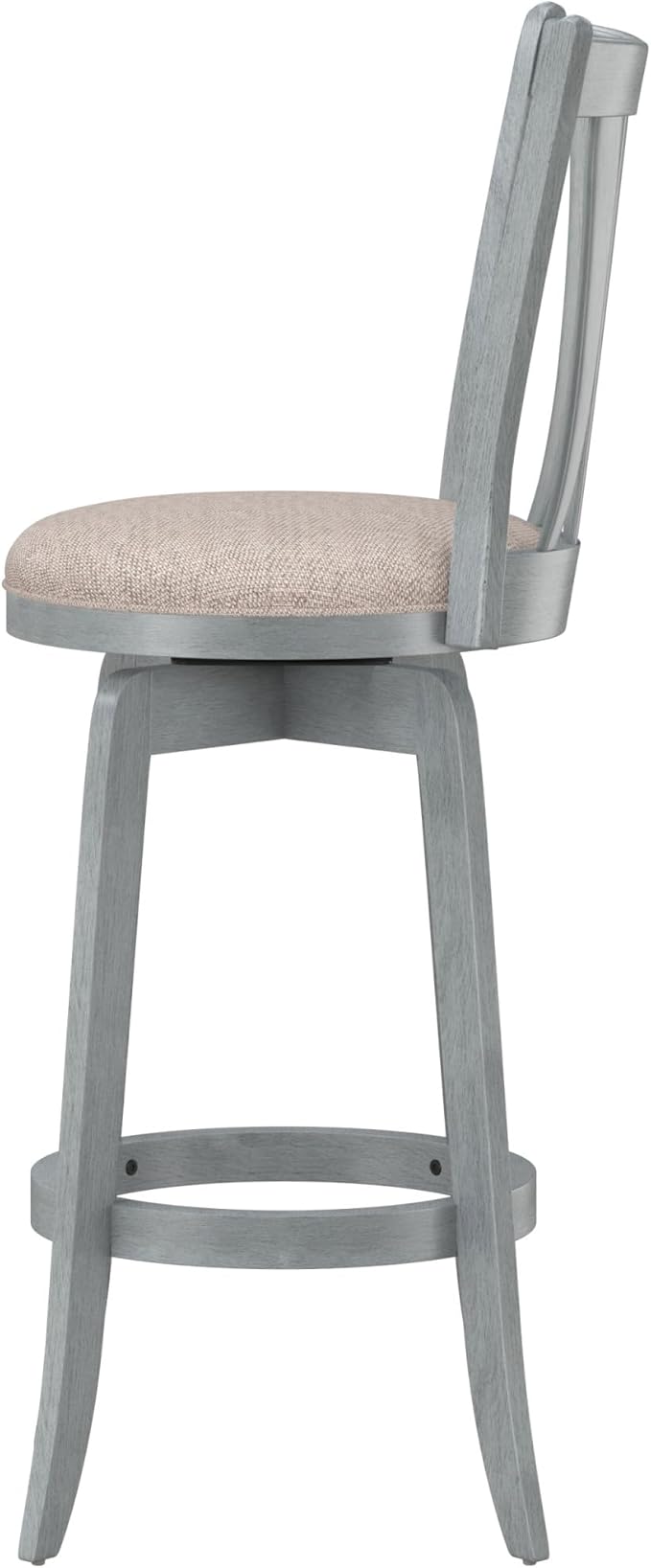 Hillsdale Furniture Savana Wood Bar Height Stool, 30" high, Blue Wire Brush