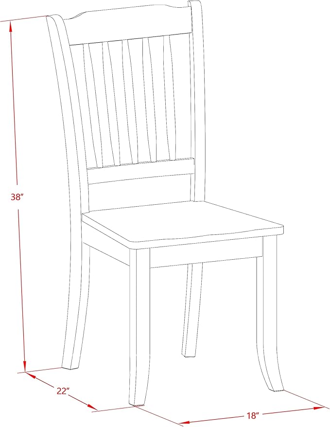East West Furniture SUDA5-LWH-W 5 Piece Dining Room Furniture Set Includes a Round Kitchen Table with Dropleaf & Shelves and 4 Dining Chairs, 42x42 Inch, Linen White