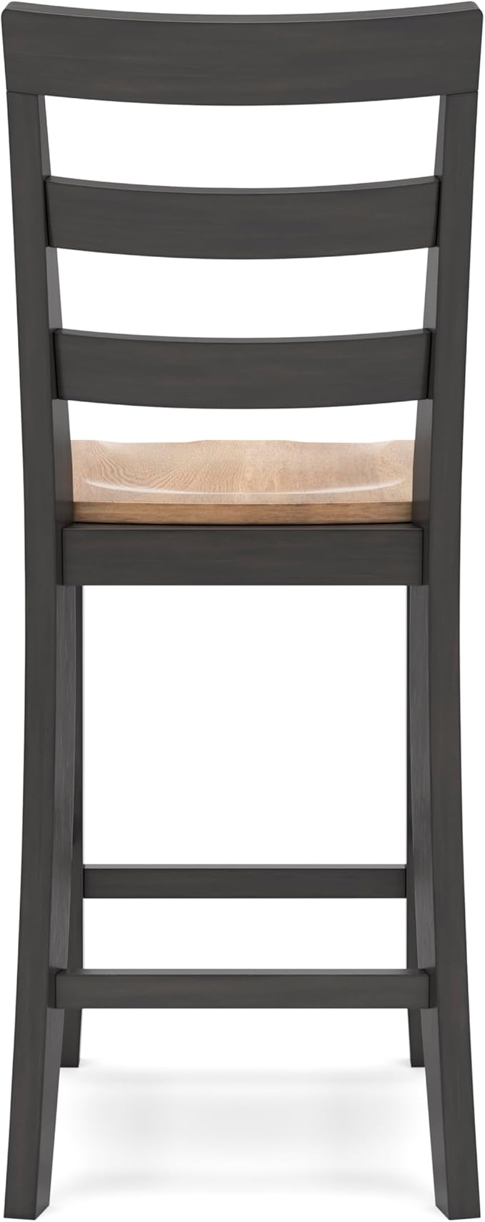Signature Design by Ashley Gesthaven Solid Wood Frame Counter Height Barstool, Set of 2, Natural/Brown