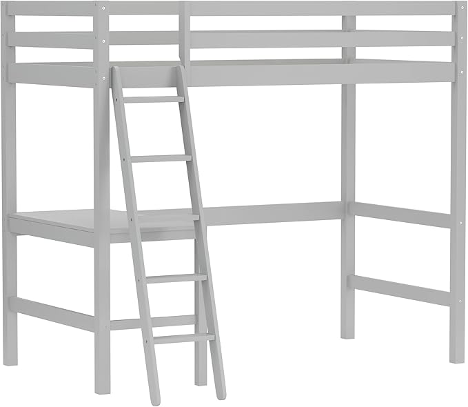 Hillsdale Furniture Caspian Twin Loft Bed, Gray