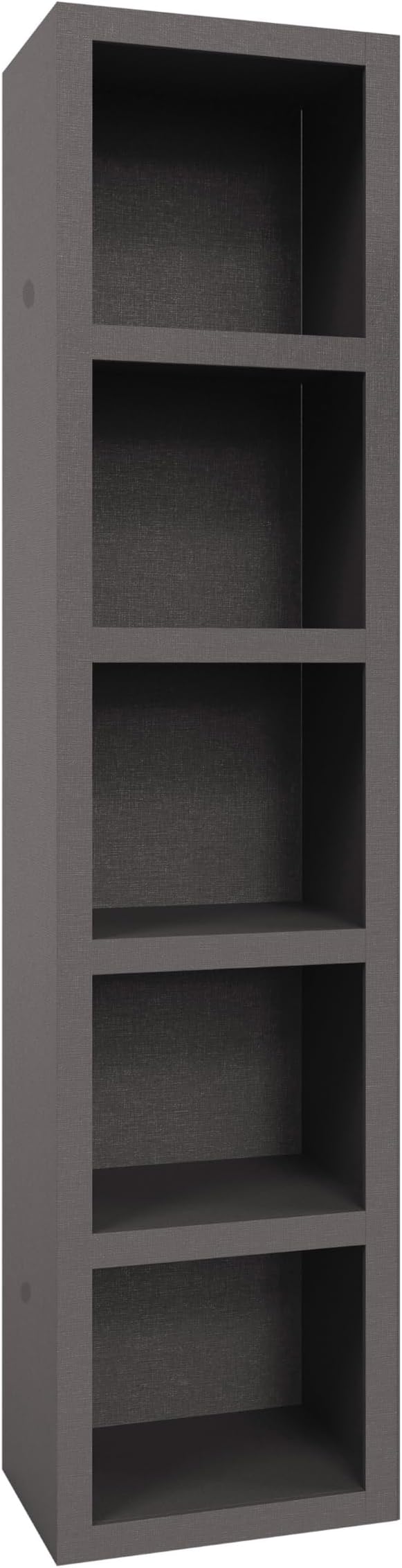 Oakland Living Dark Grey 84-in Tall Wooden Bookcase Shelf
