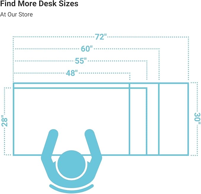 Progressive Desk Stand Up Adjustable Height Electric Standing Desk - 72" x 30" Dual Motor Table for Computer Home Office Workstation - Black Frame, Roasted Walnut Top