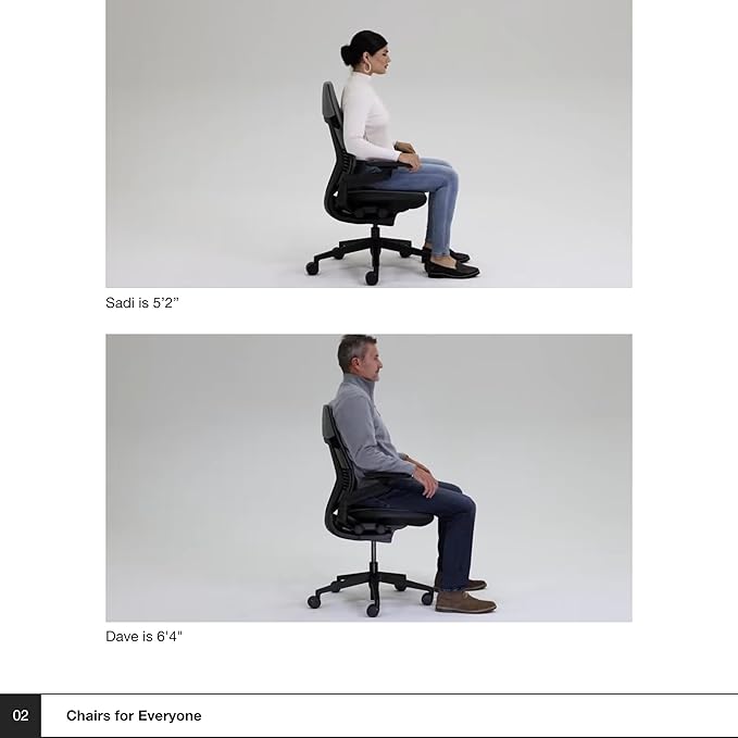 Steelcase Gesture Office Chair - Ergonomic Work Chair with Wheels for Carpet - Comfortable - Intuitive-to-Adjust for Desk - 360-Degree Arms - Blue Jay Fabric