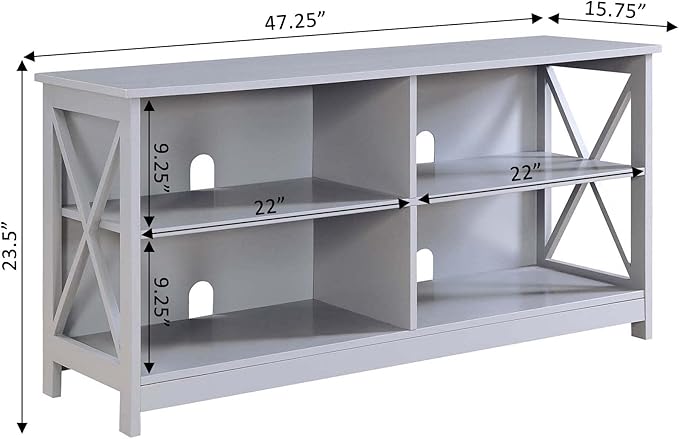 Convenience Concepts Oxford TV Stand, Gray