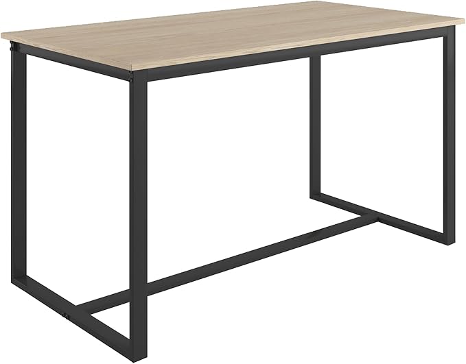 Ball & Cast 5 Pieces Dining Table Set with 4 Chairs,Kitchen Table and Chairs for 4 W/ 47.2" Rectangle Desk,Living Room Furniture W/Backrest,for Small Space,Beige