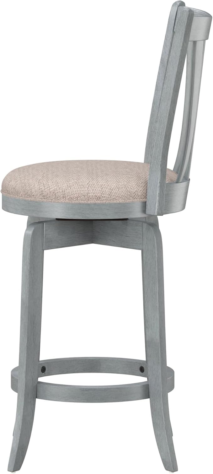 Hillsdale Furniture Hillsdale Savana Swivel Counter Stool, Blue