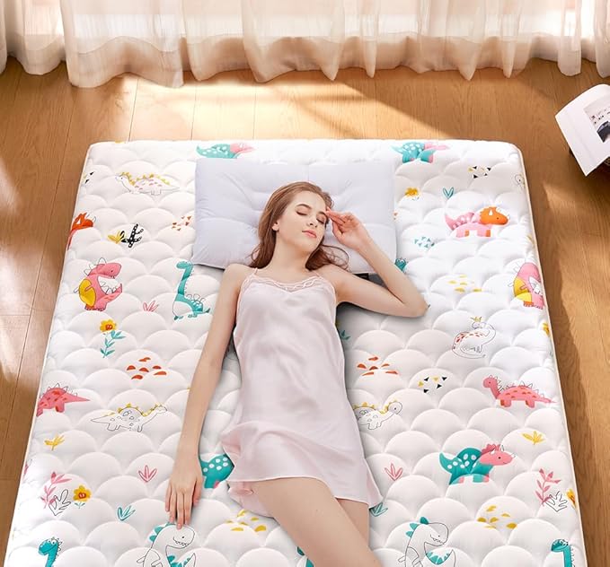 Premium Foam Japanese Floor Mattress Futon Mattress,100% High Density Comfortable Foam,Thicken Tatami Mat Sleeping Pad,Portable Kids Adults Sleeping Mats for Guest Room, Dormitory