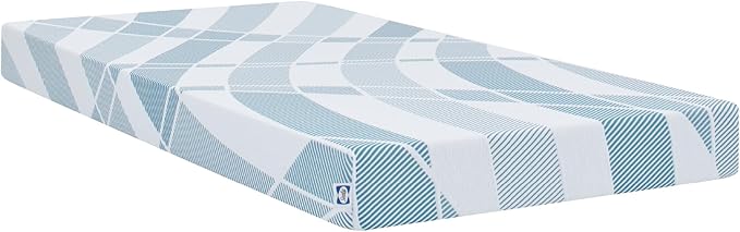 Sealy Dreamlife 6” Foam Mattress-in-a-Box, Twin, SealyComfort Gel Memory Foam, Surface-Guard Technology, Breathable Comfort