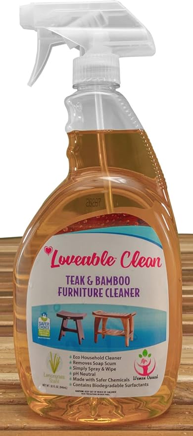 EcoDecors 24 pz. Teak Oil Protective Teak Sealer Wood Oil Indoor/Outdoor and Teak Cleaner Protective Teak Wood Restorer Eco Household Wood Furniture Cleaner Spray Bottle