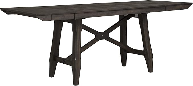 LIBERTY FURNITURE INDUSTRIES, INC. Double Bridge Trestle Table Set