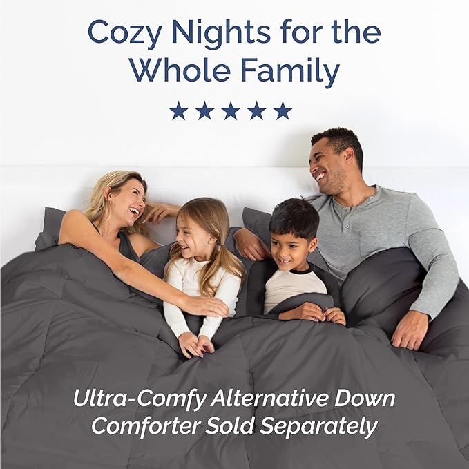 Twin Size 3 Piece Sheet Set - Comfy Breathable & Cooling Bed Sheets Set - Hotel Luxury Bedding for Women, Men, Kids, Teens, Boys & Girls - Deep Pockets, Ultra-Soft, Wrinkle Free - Oeko-Tex - Dark Grey