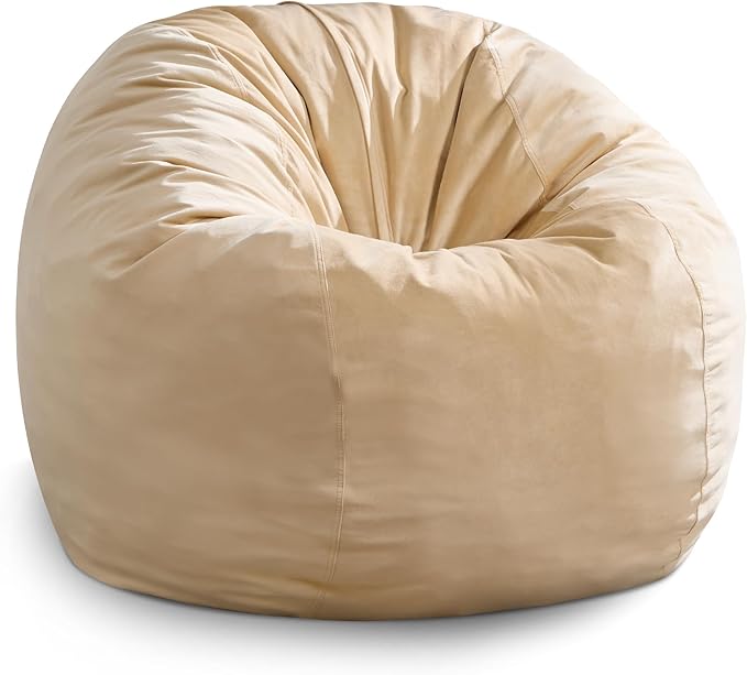 Hobestluk 5FT Bean Bag Chair Giant Bean Bag Chairs for Adults Large Bean Chairs with Removable Cover, Beanbag Chair with Filler, Adult Bean Bag Chairs for Living Room, Bedroom