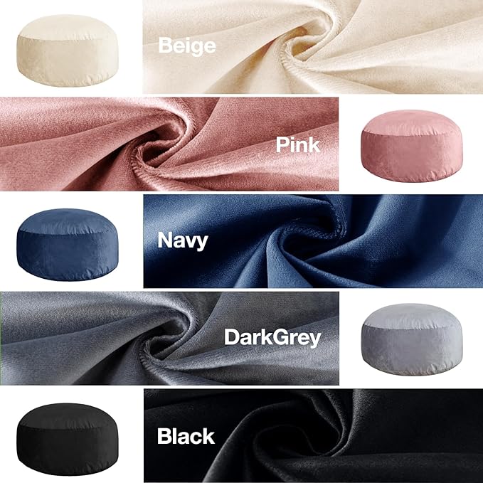 4 Ft Bean Bag Chairs for Adults/Teens with Memory Foam Filling, Comfy Bean Bag Sofa with Filler Included, Soft Dutch Velvet Fabric Beanbags,4 Foot, Pink