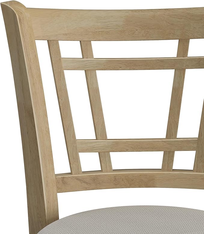 Hillsdale Fairfox 24.5" Wood Swivel Counter Height Stool, Natural