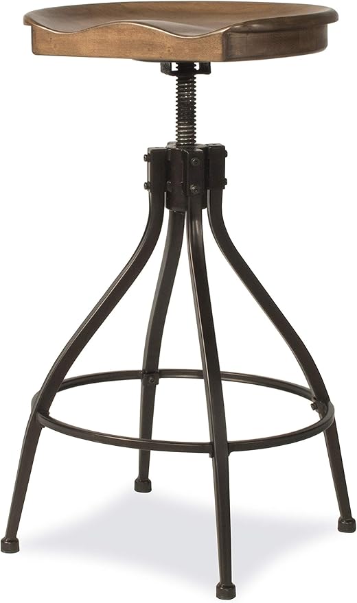 Bar Stool - Silverton Bar Stool with Open Lattice - Hillsdale Furniture - 4734-830, Brown