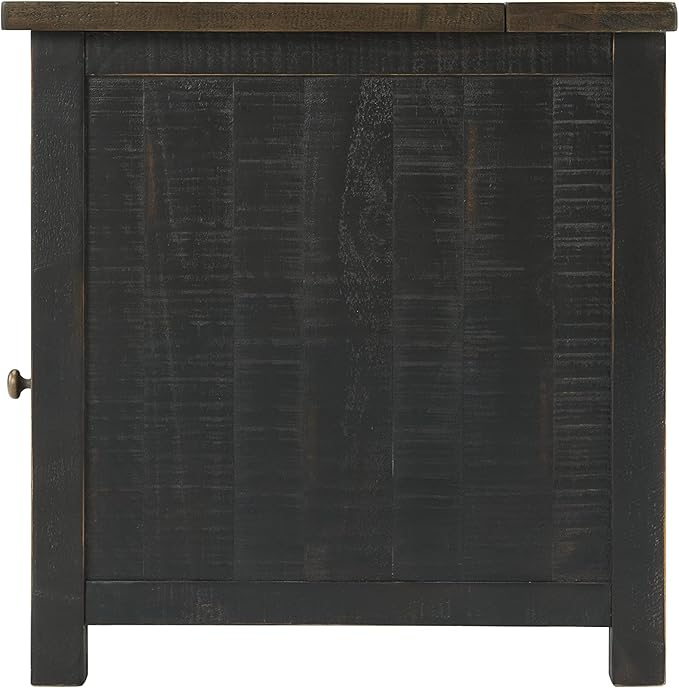 Martin Svensson Home, Chairside Table, Black with Brown Top