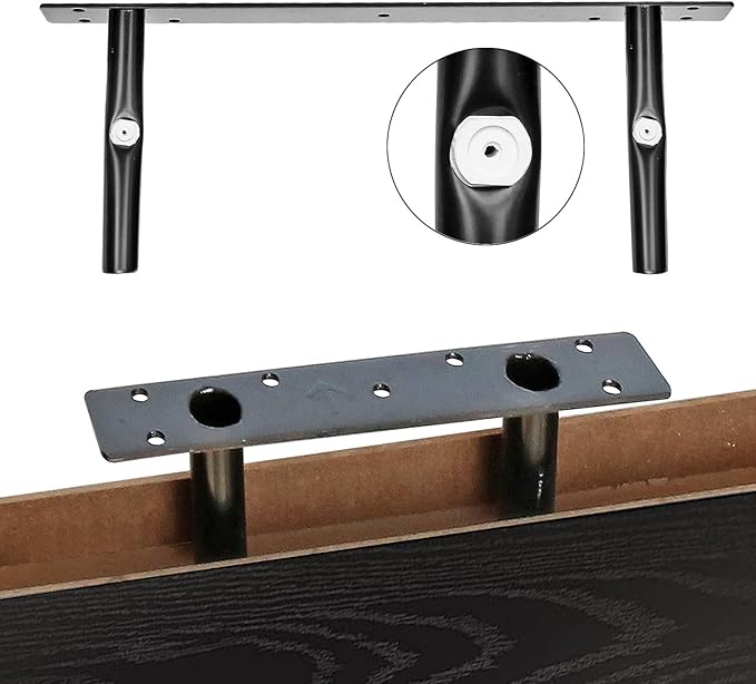 QEEIG Bathroom Shelves Over Toilet - Paper Storage Wall Mounted Farmhouse Decor Decorations Chalkboard Small Floating Shelf 2+1 Set 16 inch, Black (021B)