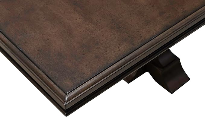 Liberty Furniture Arden Road Opt 7 Piece Trestle Table Set - 6 Upholstered Chairs - Satin Cherry