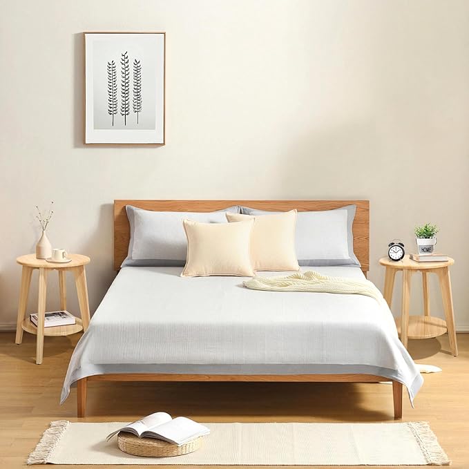 End Table Small Round Side Table with 2 Storage Shelves Walnut End Tables Accent Sofa Bedside Table Modern Night Stand for Living Room Bedroom Small Spaces