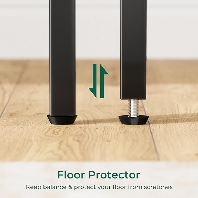 Huuger L Shaped Desk, 39 Inches Computer Desk with Reversible Storage Shelves, Gaming Desk, for Corner Home Office Writing Study, Metal Frame, Black