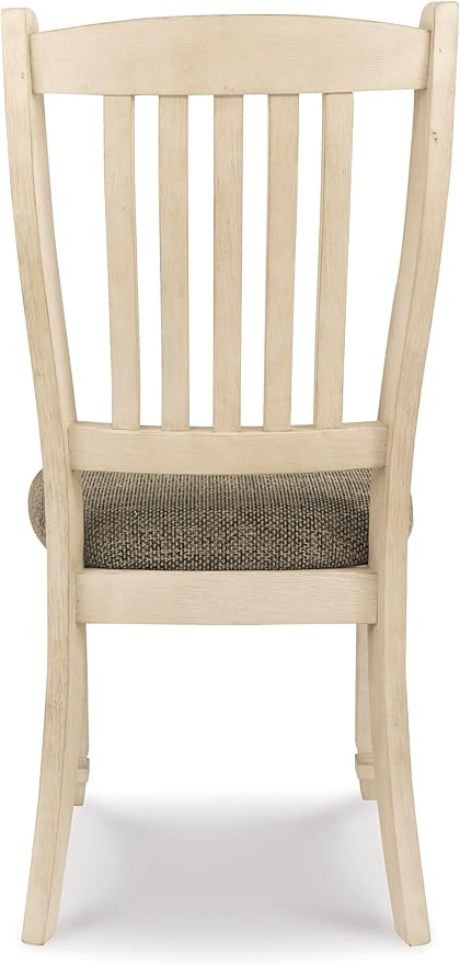Signature Design by Ashley Bolanburg 20" Upholstered Dining Room Chair, Set of 2, Antique White
